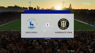 Hartlepool United vs Harrogate Town 28072023 Club Friendlies FIFA 23 [upl. by Keyek]