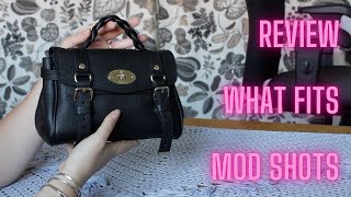 Review  What Fits  Mod Shots Mulberry Alexa Mini Bag [upl. by Acinad235]