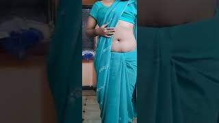 saree low waist navel slow motion belly button in saree slow motion [upl. by Oiziruam]