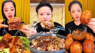 ASMR MUKBANG spicy Pork Bellly Soothing Sounds While Enjoying Delicious 먹방 모음이 팅쇼 리얼 사운드 401 [upl. by Nahum732]