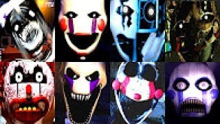 30 СКРИМЕРОВ МАРИОНЕТОК  FNAF Fan Games [upl. by Vanny462]