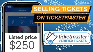 HOW TO LIST AND SELL TICKETS ON TICKETMASTER  THE COMPLETE GUIDE [upl. by Stern]