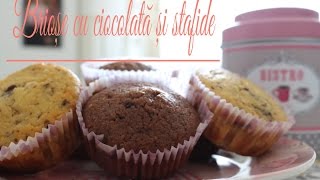 Briose cu ciocolata si stafide  Muffins [upl. by Rednas]