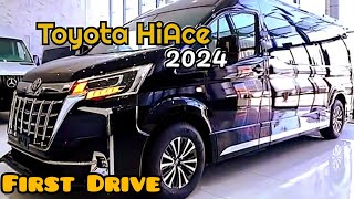 All New Toyota Hiace Luxury 2024First class Luxury VanCar Entertainment 2024 [upl. by Einnod]