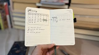 Setting up My Everyday Carry for 2024  Pocket Moleskine Daily Planner [upl. by Koenig]