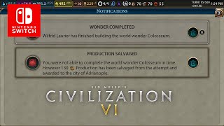 Civilization VI Deity On Switch  Theodora  Part 10  STOP STEALING MY WONDERS Switch [upl. by Jer]