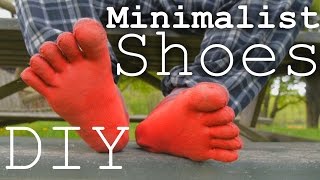 How To Make Minimalist RunningClimbing Shoes At Home [upl. by Spiros]