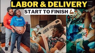 Labor amp Delivery Natural Birth VLOG  Rushed To Emergency Room  MUST WATCH 👶🏾 [upl. by Celestyn]