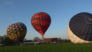 Balloon Flight  Ballonvaart PHGDR Dijkstra Ballonvaarten Geesteren naar Haarle 2042019 [upl. by Avik369]