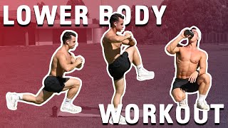 Fraser Wilson Lower Body Home Workout  NO EQUIPMENT NEEDED  EHPlabs [upl. by Niko]