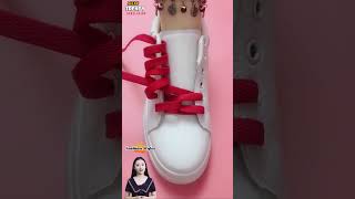 How to tie shoelaces Shoe lacing styles shorts shoeslacestyles [upl. by Sondra868]