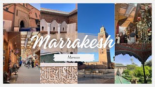 Marrakesh Vlog Morocco Visiting Marrakesh [upl. by Mixie616]