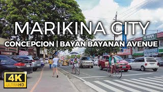 4K  MARIKINA CITY CONCEPCION Bayan Bayanan Morning Walk  Philippines  June 2021 [upl. by Humphrey]