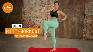 Dein HIITWorkout  fitmitfranzi  DAKGesundheit [upl. by Germann]