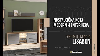 Nova kolekcija  Sistem elemenata LISABON│Forma Ideale [upl. by Llenor798]