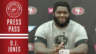 DJ Jones Reviews the Depth and Versatility of the 49ers Defensive Line [upl. by Antony]