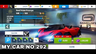 Asphalt 8 Buying Devel Sixteen Prototype and Upgrading Max And Playing Mastery [upl. by Ailssa]