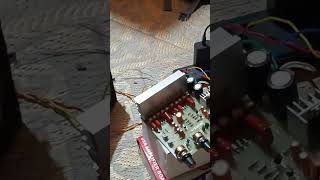 Home made dual 4440 ic amplifier 4inch speakers dhamaka not fully made [upl. by Sifan]