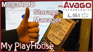 MegaRAID Storage Manager on x3550 M4 with Server 2016  672 [upl. by Hanforrd880]