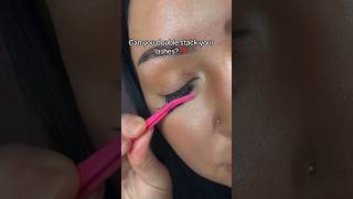 THIS IS YOUR SIGN TO DOUBLE STACK CLUSTER LASHES 🥰 shortsvideo lashtutorial [upl. by Wally]