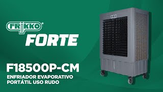 Enfriador Evaporativo Portátil FRIKKO FORTE F18500PCM [upl. by Nlyak]