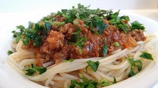 Kıymalı Makarna  Spagetti Bolonez  Spaghetti Bolognese [upl. by Ettenor513]