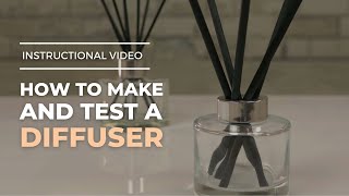 How to make and test scented reed diffusers [upl. by Walston907]