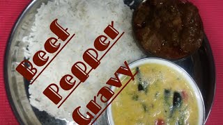 Beef pepper gravy and paal puliyanam in  suha samayal [upl. by Arutnev]