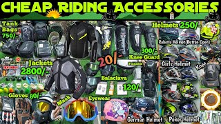 Cheap Riding Accessories amp Riding Gears 20 से शुरू  GlovesHelmetJacketsBootsTankBag topbikes [upl. by Lightman127]