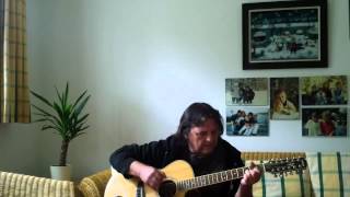 Earth Song Michael Jackson  12 String Acoustic Fingerstyle Guitar Solo  Helmut Bickel [upl. by Angadreme740]