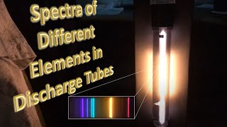 Spectra of Different Elements in Discharge Tubes [upl. by Nonad]