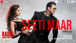 Seeti Maar  Lyrical  Radhe  Your Most Wanted Bhai  Salman KhanDisha PataniKamaal KIulia VDSP [upl. by Ilaw]