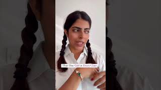 That One Girl In Every Class 😂 Rjkarishma shorts comedy funny rjkarishma [upl. by Macnamara]