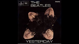 Yesterday  The Beatles LYRICS ON SCREEN  ORIGINAL [upl. by Schubert292]