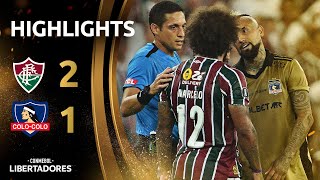 FLUMINENSE vs COLOCOLO  HIGHLIGHTS  CONMEBOL LIBERTADORES 2024 [upl. by Lotsirk]