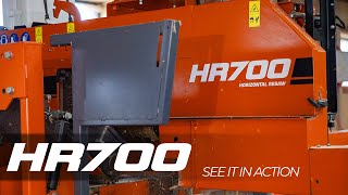 WoodMizer HR700 Horizontal Resaw for Industrial Sawmilling  See it in Action  WoodMizer Europe [upl. by Harobed]