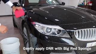 BMW Z4  Optimum No Rinse Wash Ft Big Red Sponge [upl. by Schargel765]