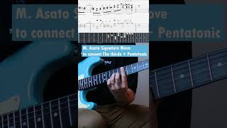 Mateus Asato guitar lick using double stops [upl. by Anahsak525]