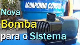 Nova Bomba para o Sistema de Aquaponia  JTP 9000 R  Baixo consumo  21092017 [upl. by Mercer]