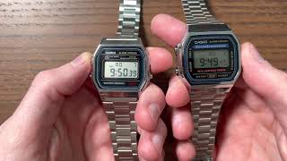 Casio A158 vs A168 and why I prefer the A168 [upl. by Garret]