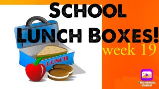 School Lunch Boxes 🍓🫐 Week 19  2nd gr  January 21 2024 [upl. by Sivram]