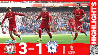 Highlights Liverpool 31 Cardiff City  Elliott scores on return amp a debut for Luis Diaz [upl. by Airual]