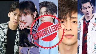 Why these Top Chinese drama actors are cancelled and may be never coming back  cancel culture [upl. by Elleirbag92]