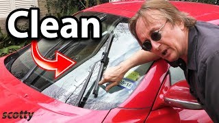 Life Hack That Will Keep Your Cars Windshield Clean Forever [upl. by Malda791]