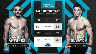 FULL FIGHT  ISLAM DULATOV VS VANILTO ANTUNES  DANA WHITE’S CONTENDER SERIES SEASON 8 [upl. by Snider784]