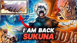 GOJO IS BACK ğŸ¤¯ Sukuna Sees Gojo  JJK Chapter 260 Spoilers [upl. by Gavrilla]