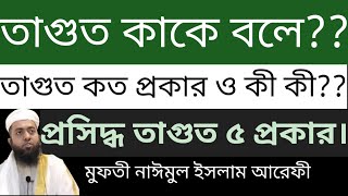 তাগুত কাকে বলে এবং তাগুত কত প্রকার ও কী কী মাওলানা নাঈমুল ইসলাম আরেফী Mawlana Naimul islam arefi [upl. by Ilaw185]