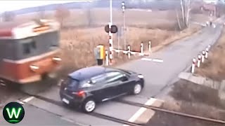 Tragic Moments Shocking Train Moments Filmed Seconds Before Disaster That’ll Make You Shudder Fear [upl. by Nosrak516]