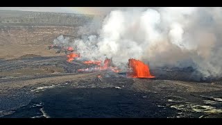 Kīlauea Volcano Hawaii Halemaʻumaʻu crater [upl. by Nired777]