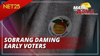 Early voting sa Geogia lagpas na sa record [upl. by Friedberg845]